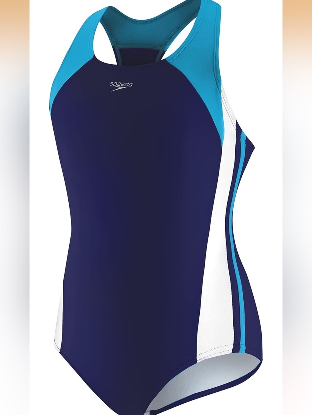 Speedo Girl's Swimsuit One Piece Infinity Splice Thick Strap 1153/bb6